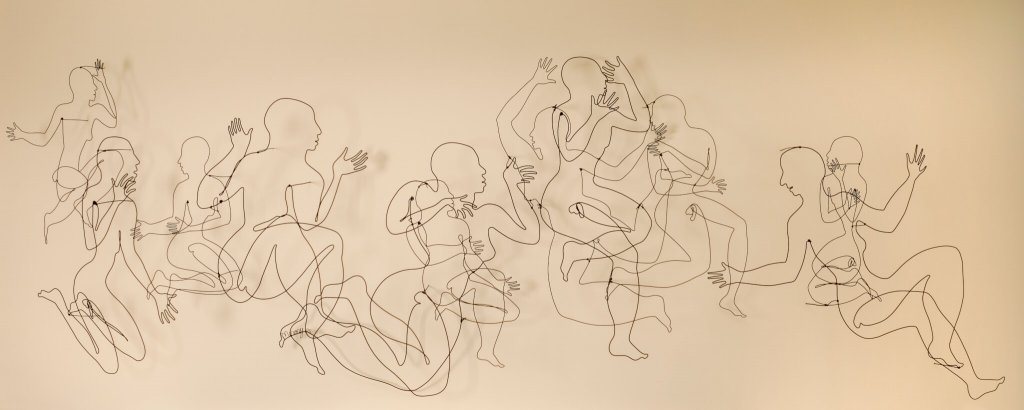 Pamela Merory Dernham, "Always Asking", 2005, wire sculpture