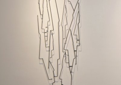 Pamela Merory Durnham, Vertical Landscape #6, wire sculpture