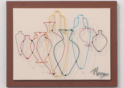 Pamela Merory Dernham, "Vessel Arrangement No. 1 for Mary Jo and Curt," 2009