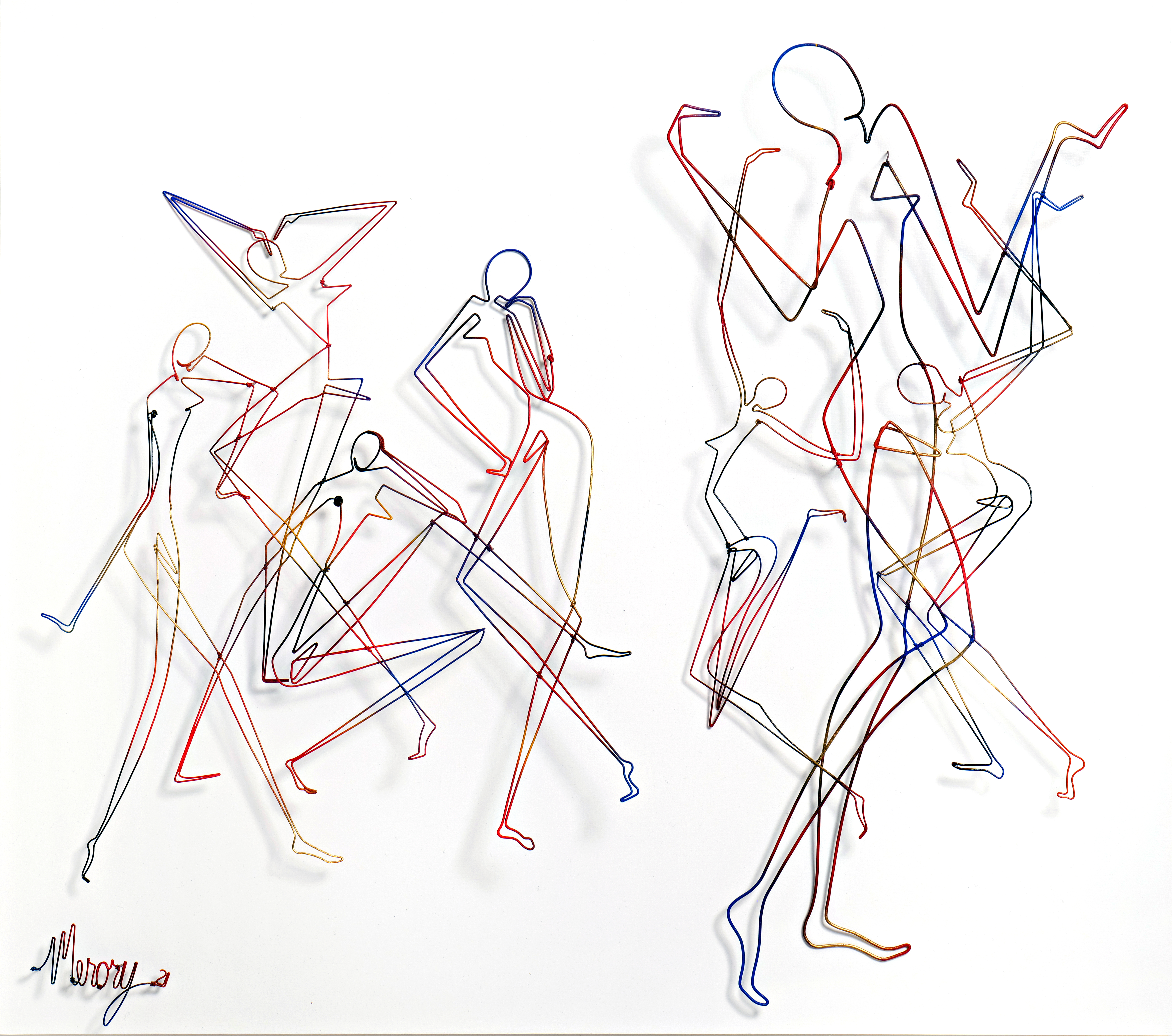 Pamela Merory Dernham, "The Joy of Arrival", 2015, detail