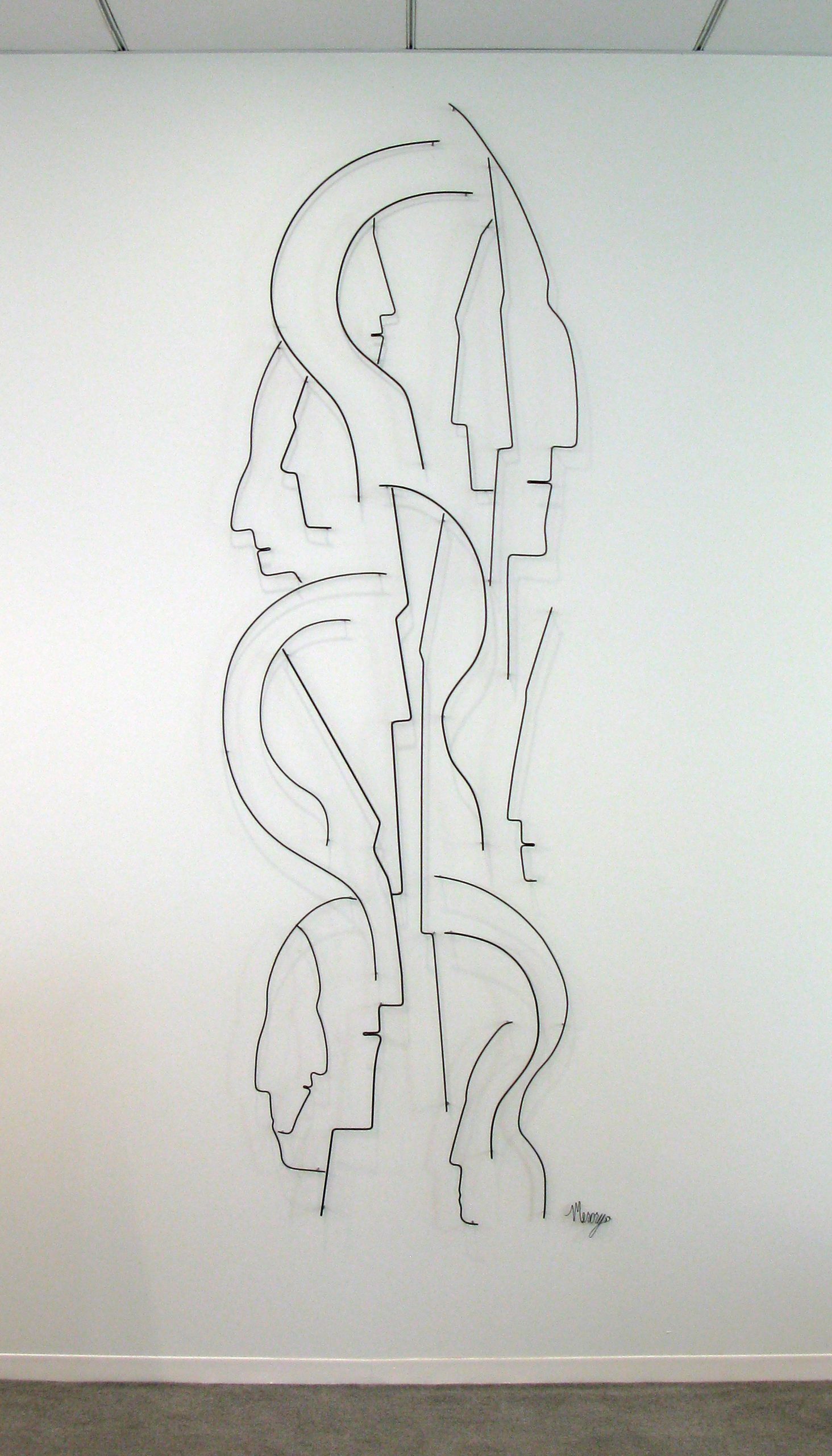 Pamela Merory Dernham, Powder coated steel wire,